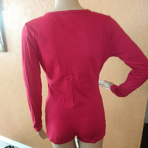 Ladies long sleeve sleepwear romper - Picture 7 of 8